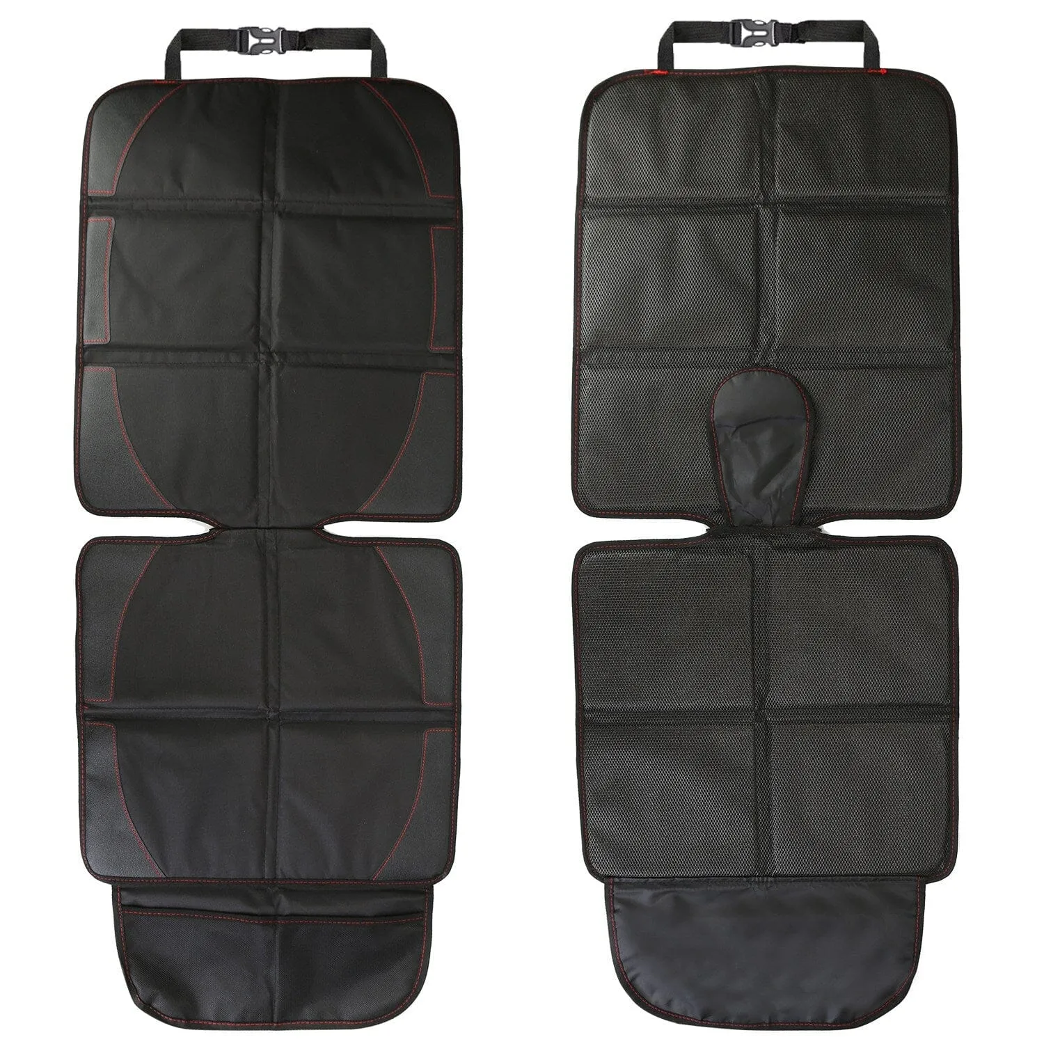 2-Pack: Car Seat Protector Cushion Mat Pad with Thick Padding