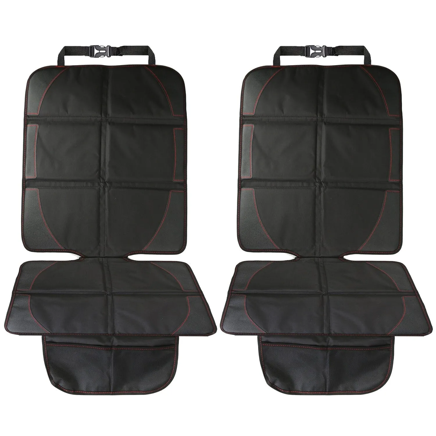 2-Pack: Car Seat Protector Cushion Mat Pad with Thick Padding