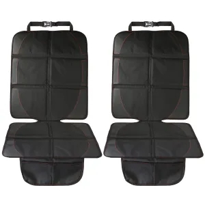 2-Pack: Car Seat Protector Cushion Mat Pad with Thick Padding