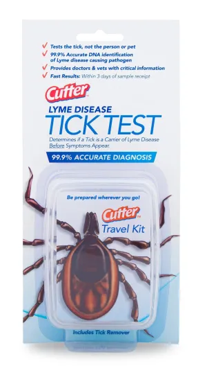 Cutter Lyme Disease Tick Test