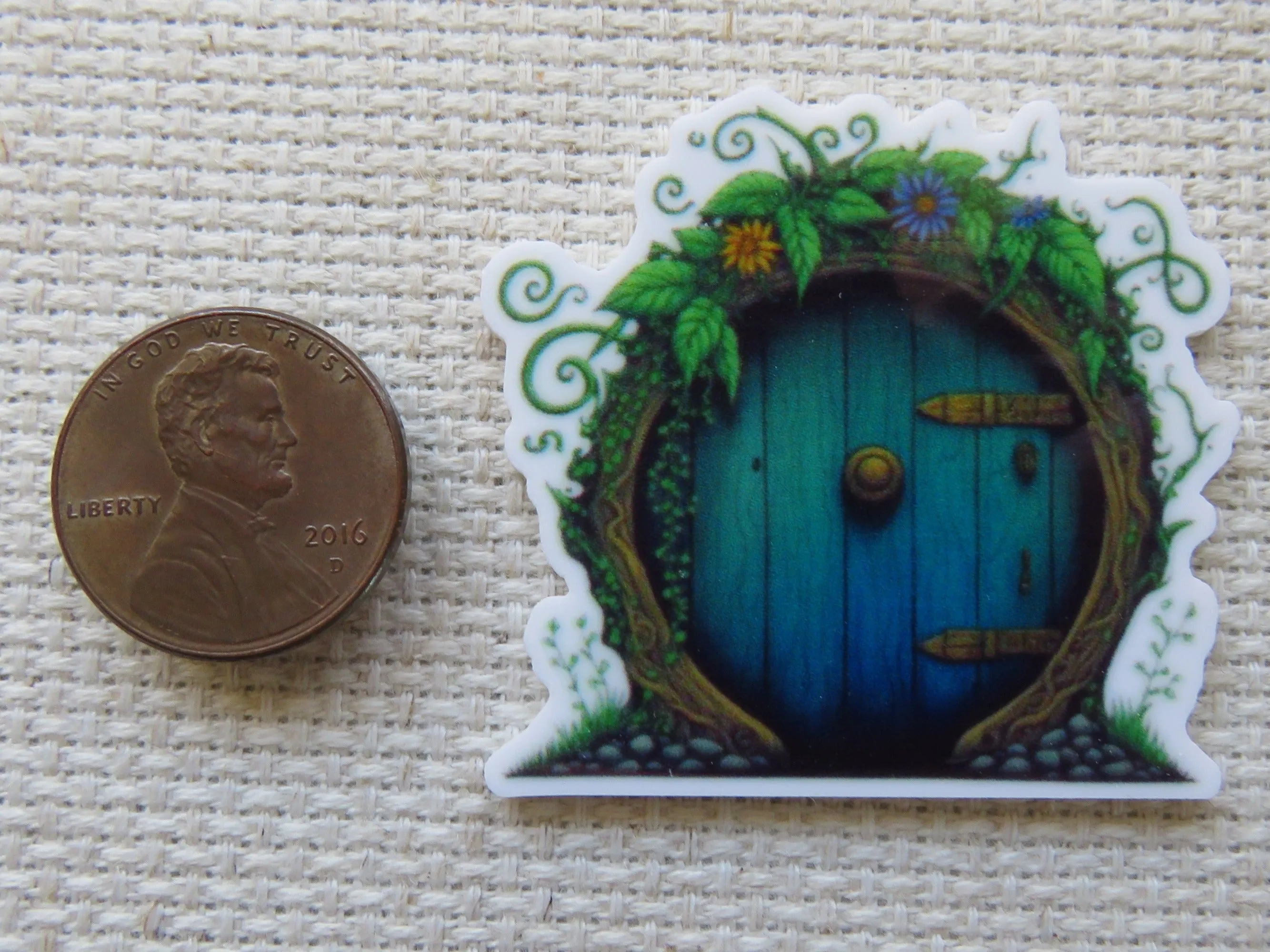 Fairy Door Needle Minder, Cover Minder, Magnet