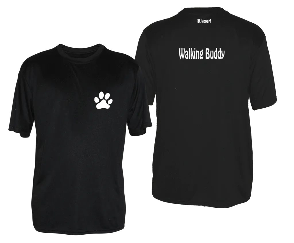 Men's Reflective Short Sleeve Shirt - Walking Buddy