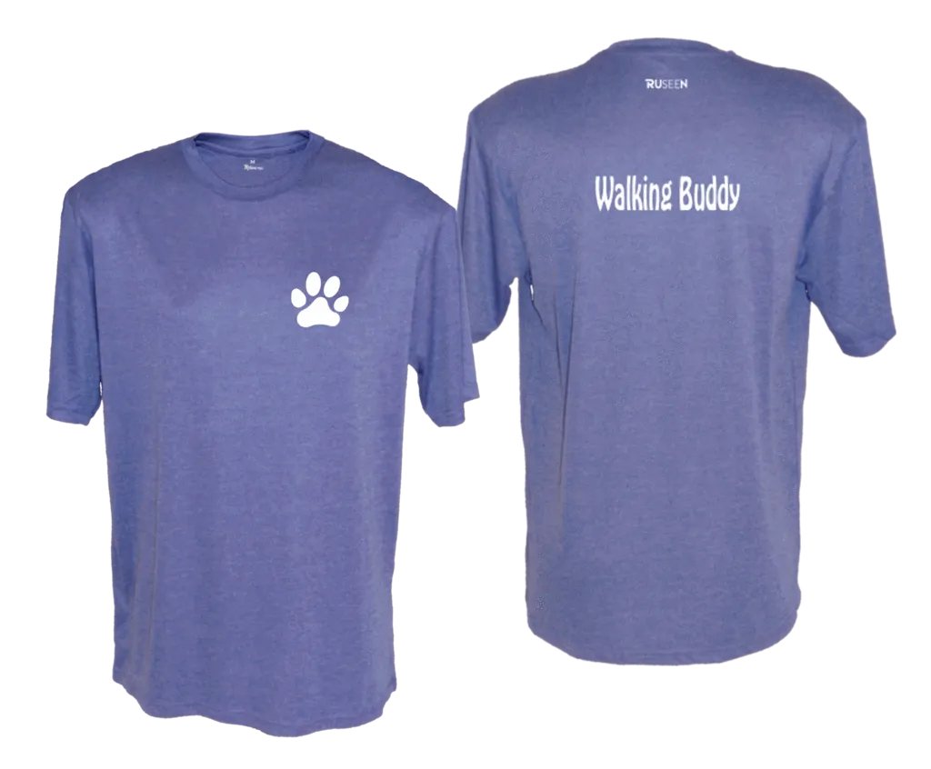 Men's Reflective Short Sleeve Shirt - Walking Buddy