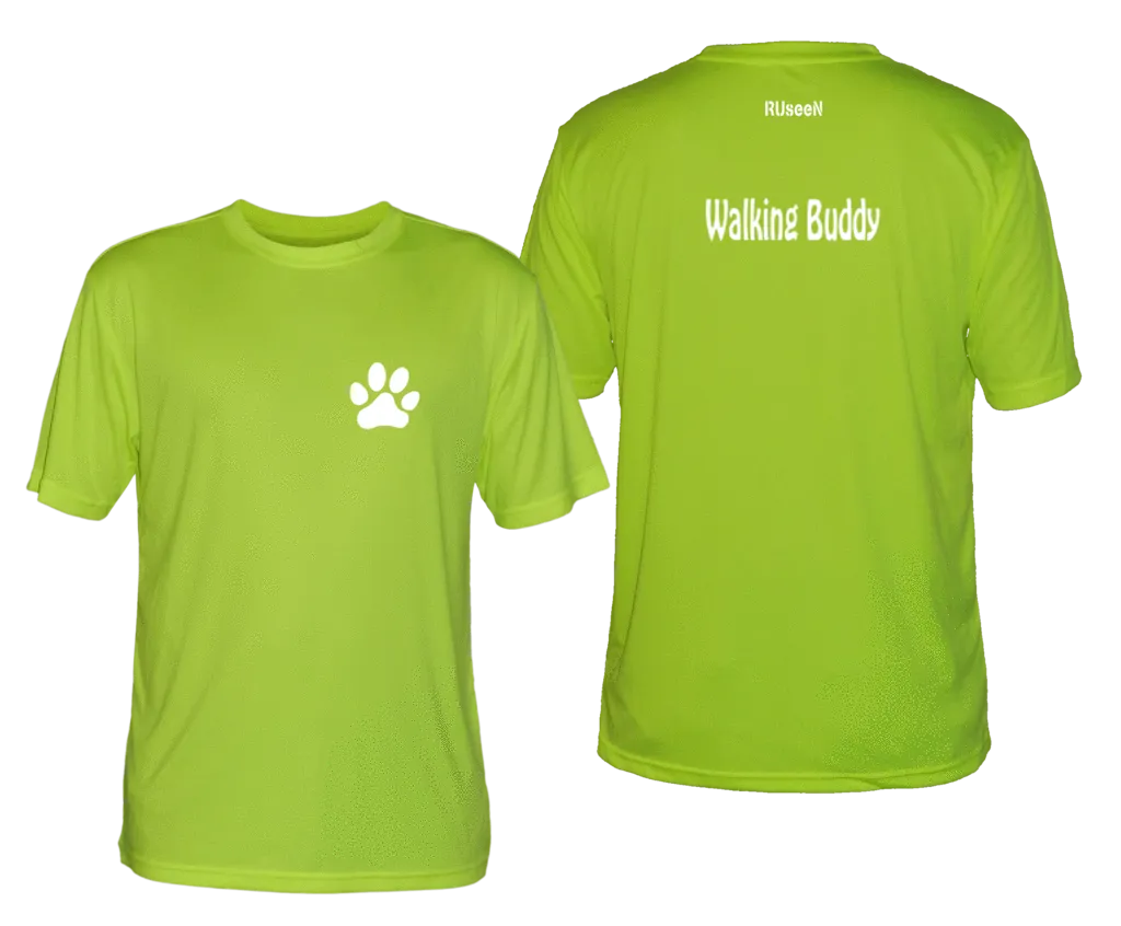 Men's Reflective Short Sleeve Shirt - Walking Buddy