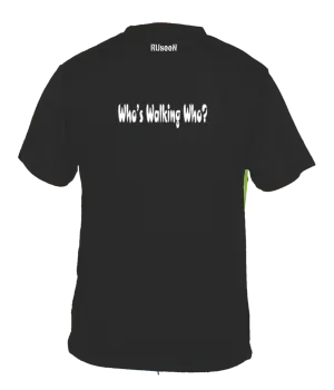 Men's Reflective Short Sleeve Shirt - Who's Walking Who