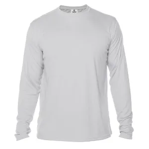 PEARL GRAY SUBLIMATION VAPOR SOLAR PERFORMANCE LONG SLEEVE TEE