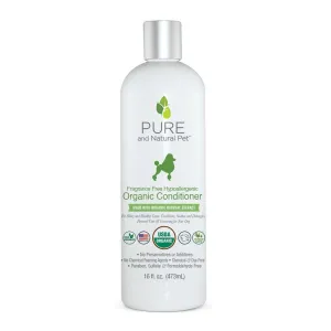 Pure and Natural Pet Fragrance Free Hypo-Allergenic Rinse Out Conditioner
