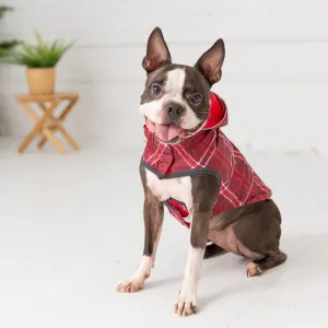 Reversible Elasto-Fit Raincoat (Red)