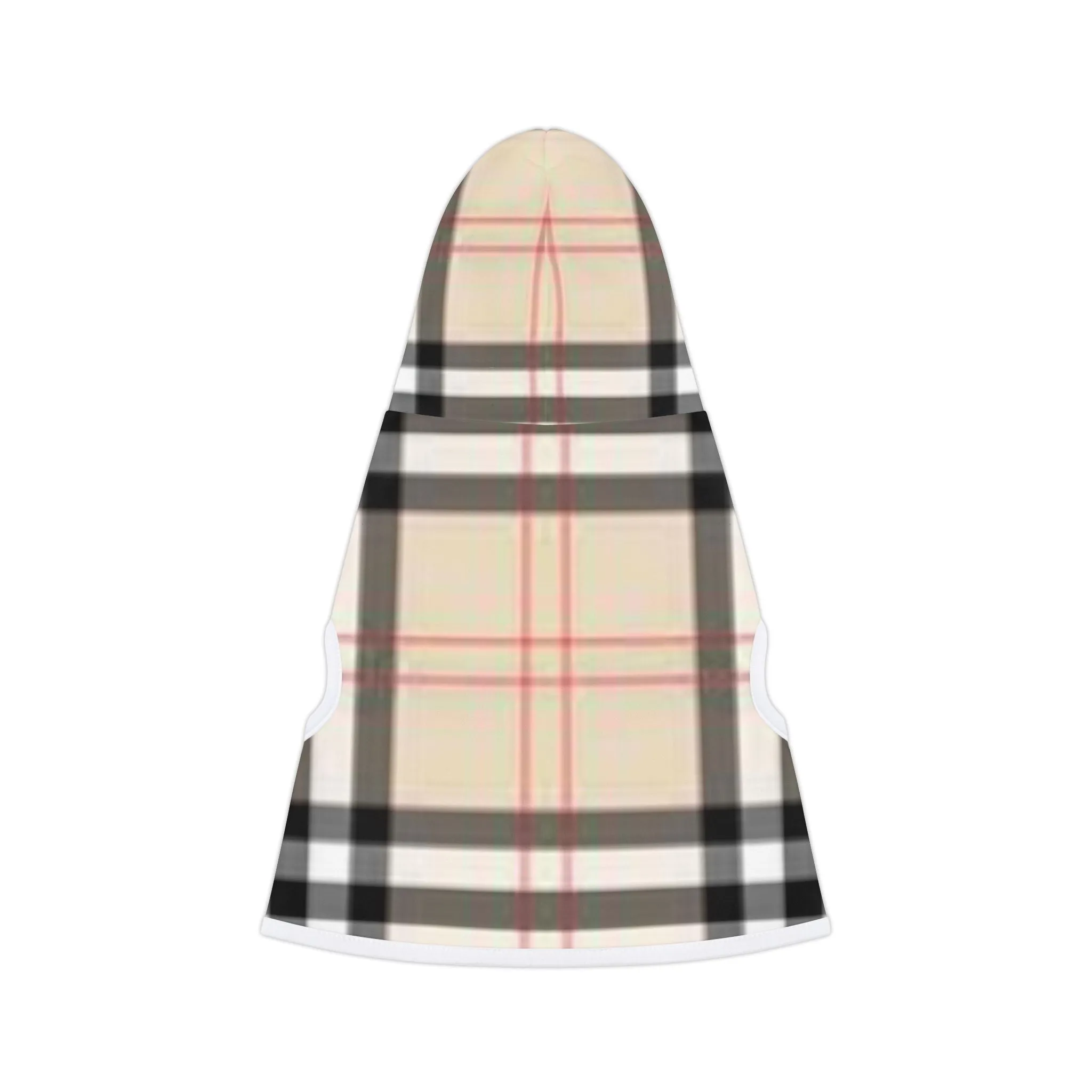 The Classic - Tan Plaid Pet Hoodie