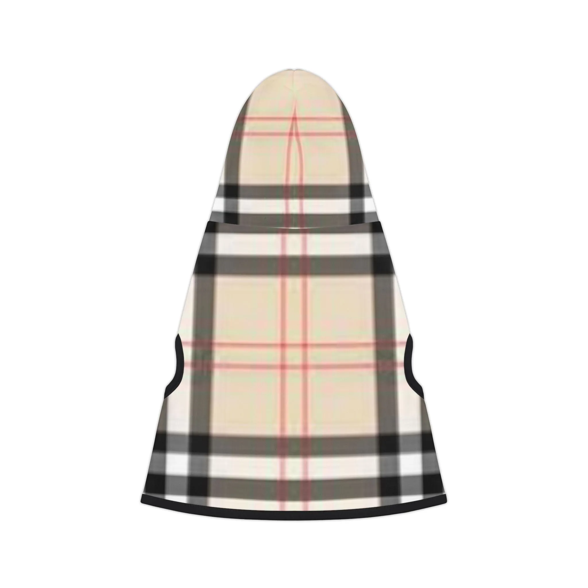 The Classic - Tan Plaid Pet Hoodie