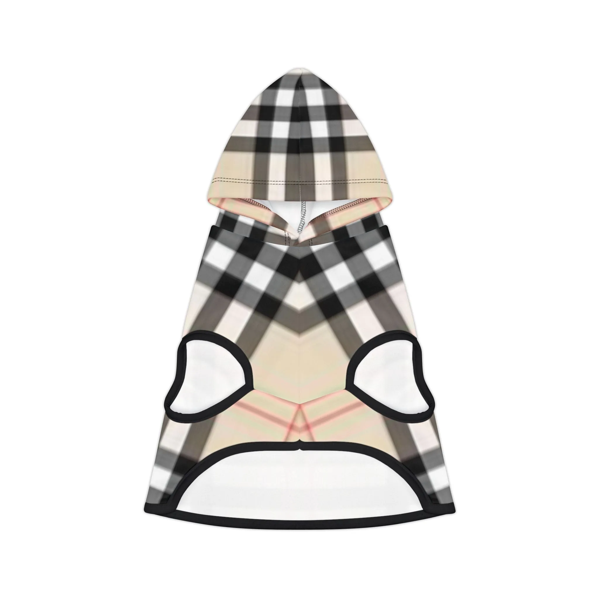 The Classic - Tan Plaid Pet Hoodie