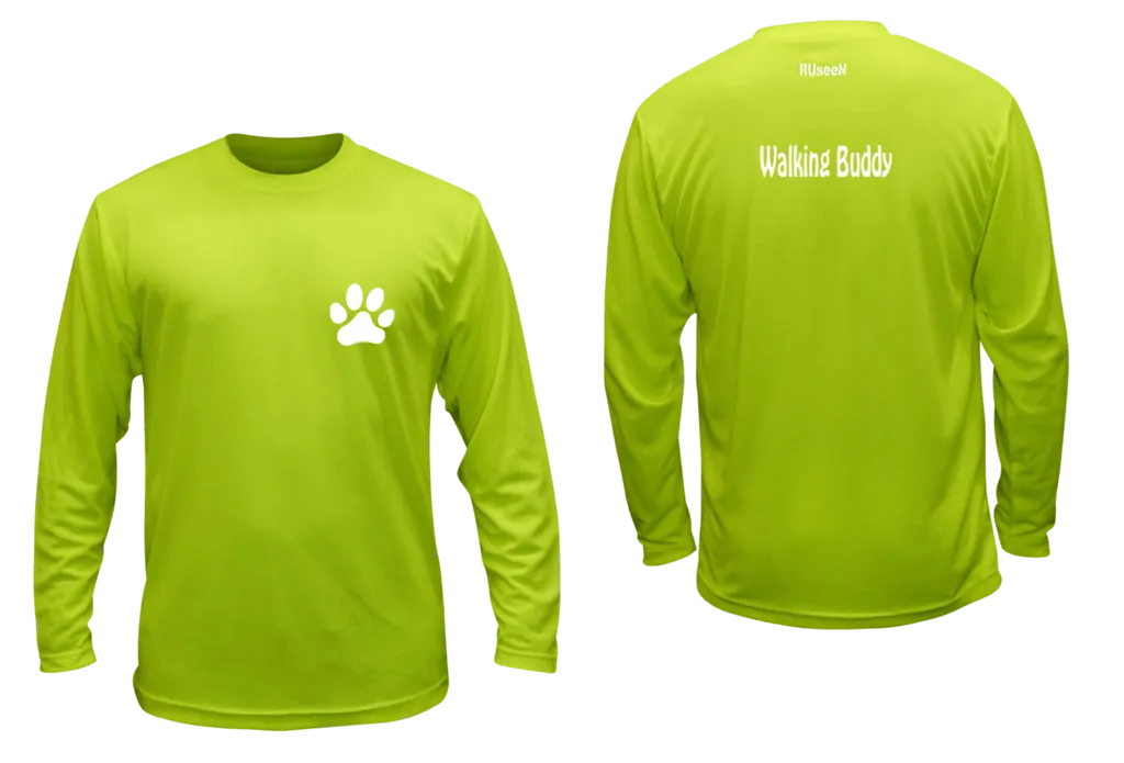 Unisex Reflective Long Sleeve - Walking Buddy