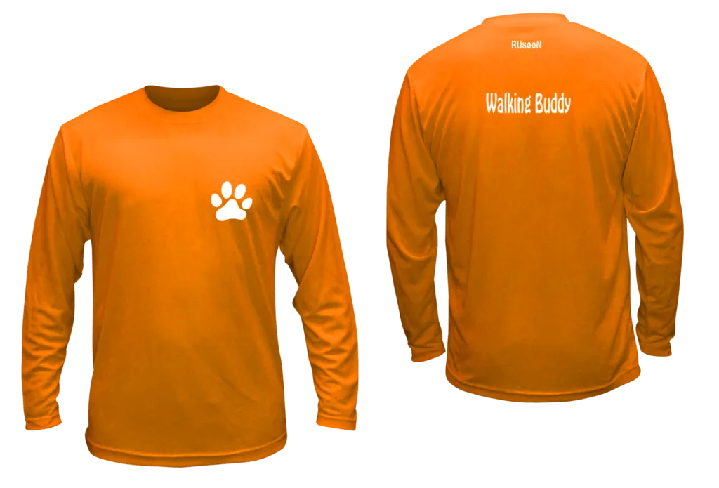 Unisex Reflective Long Sleeve - Walking Buddy