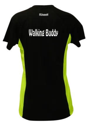 Women's Reflective Short Sleeve Shirt - Walking Buddy