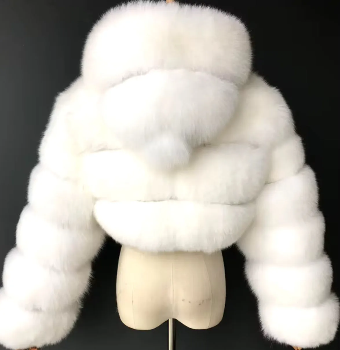 Women's Winter Fluffy Faux Fur Coat with Hood
