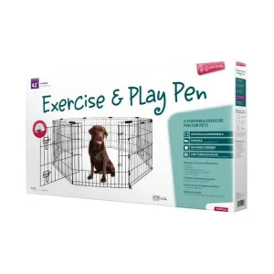 Yours Droolly Exercise Pen with Door